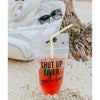 Funny Reusable Drink Pouches with Straw