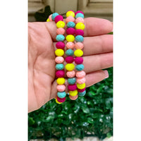 3 Multi Summer Stretchy Bracelets