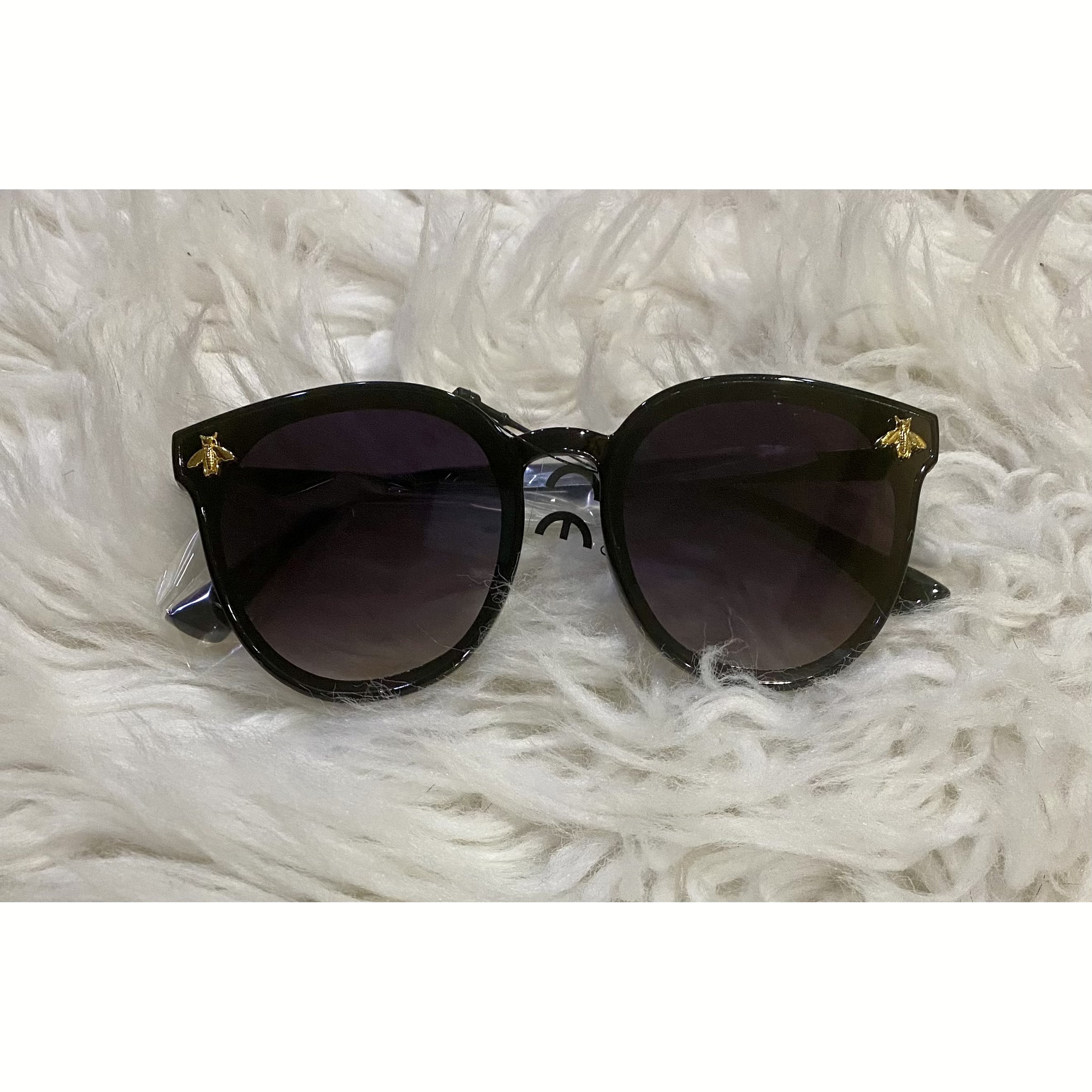 Killer Bee Round Gradient Sunglasses