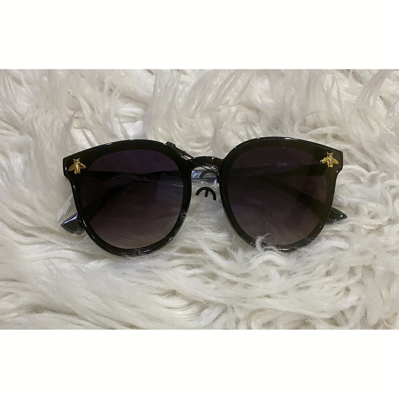 Killer Bee Round Gradient Sunglasses