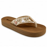 A Walk Down the Aisle Embellished Bridal Flip Flops