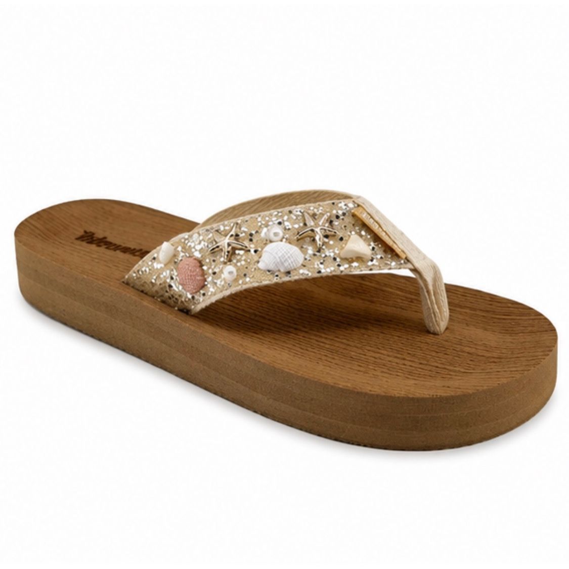 A Walk Down the Aisle Embellished Bridal Flip Flops
