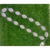 Clear Rhinestone Oval Concho Belt – 49" Long