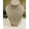 Gold Pave Rhinestone Bubble Initial Necklace – A Luxe Personalized Touch