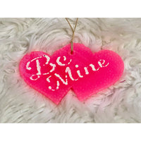 Be Mine Double Heart Car Freshener – Triple Scented