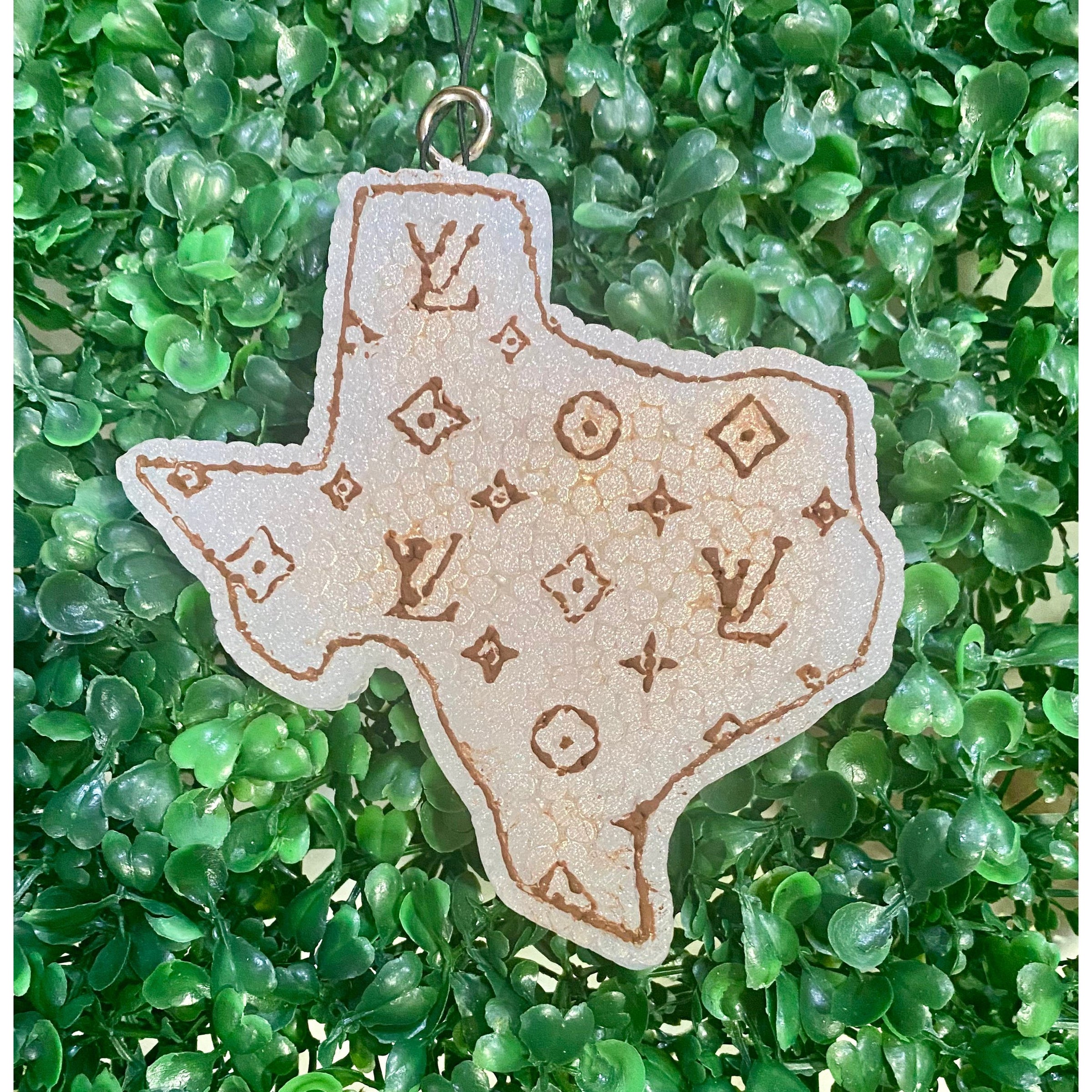 LV Inspired Texas Car Freshie