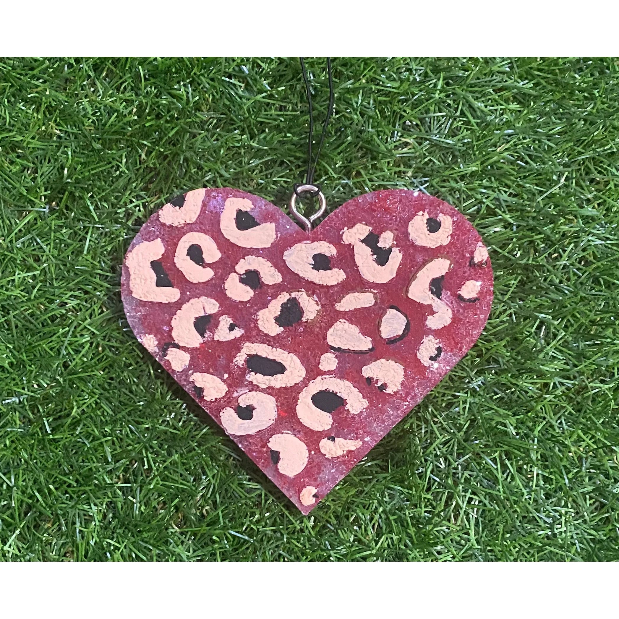 Leopard Heart Freshie – Assorted Colors