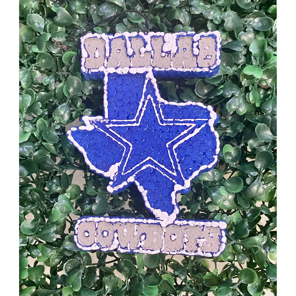 Dallas Rhinestone Dallas Cowboys Freshie – Blue Texas Star – Rhinestone Gal
