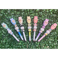 Labubu 2-in-1 Stylus & Ballpoint Pen – Cute Plush Writing Accessory