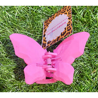 Eco-Chic Matte Butterfly Claw Clips