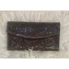 Tooled Genuine Leather Western Wallet