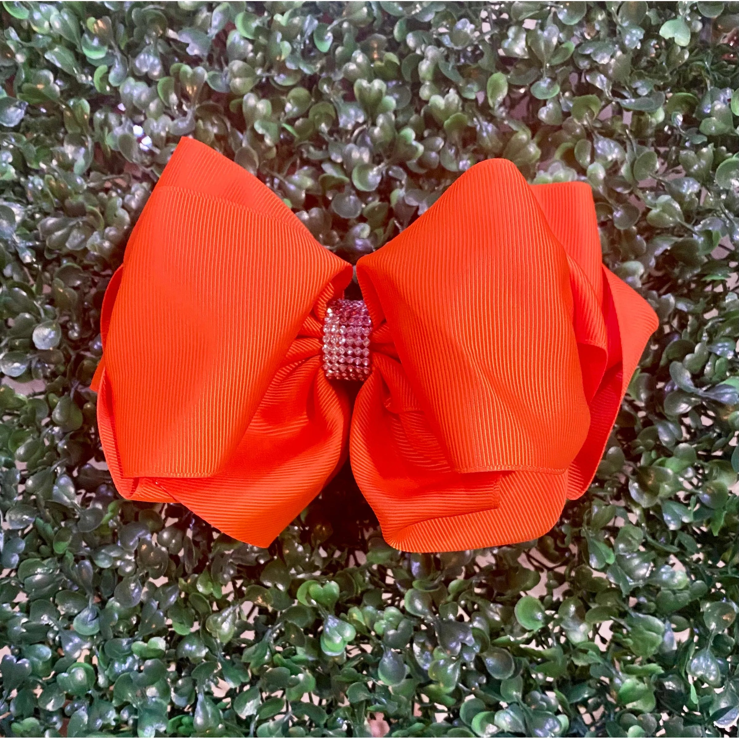 Sparkle Pop Orange Bow