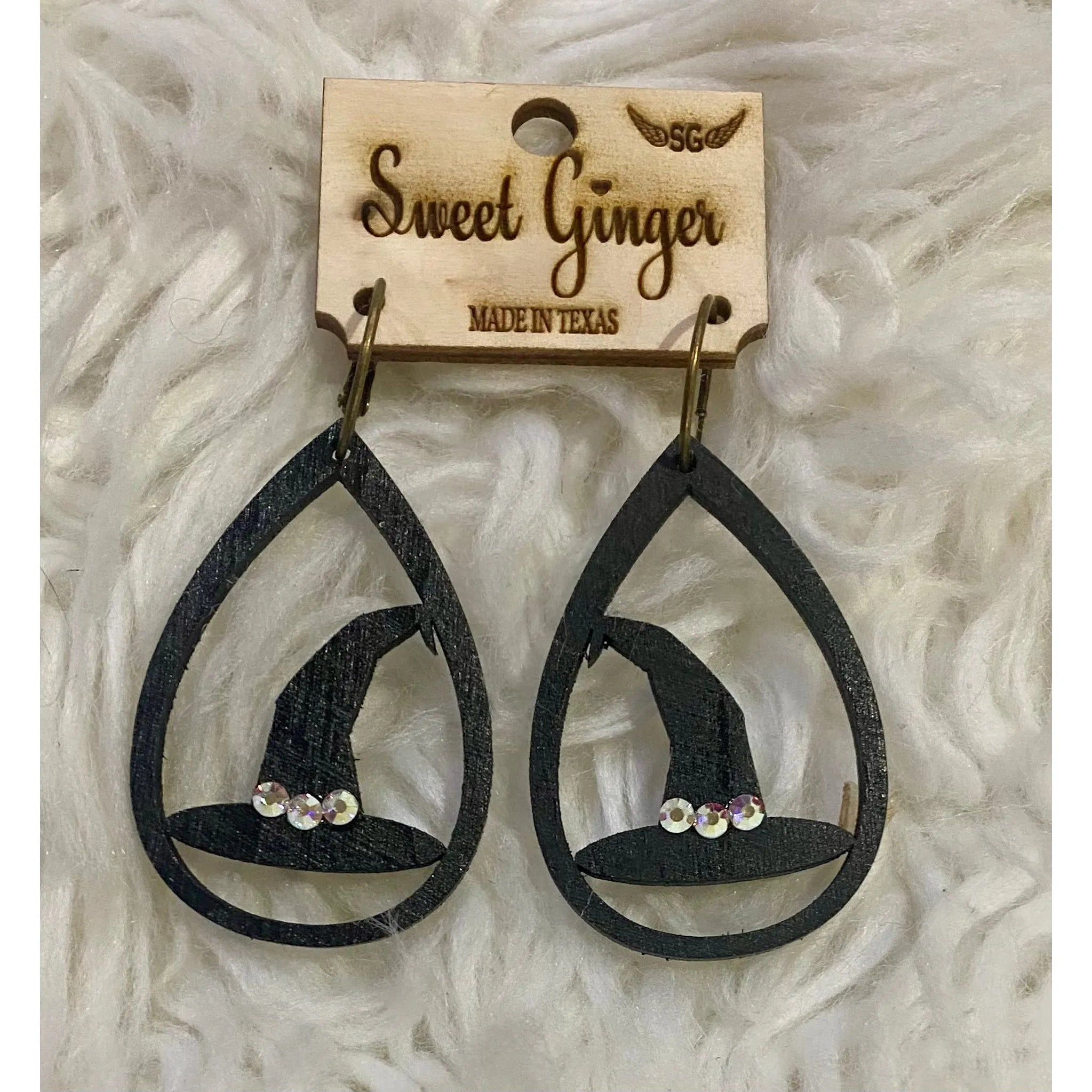 Feeling Witchy Wood Earrings