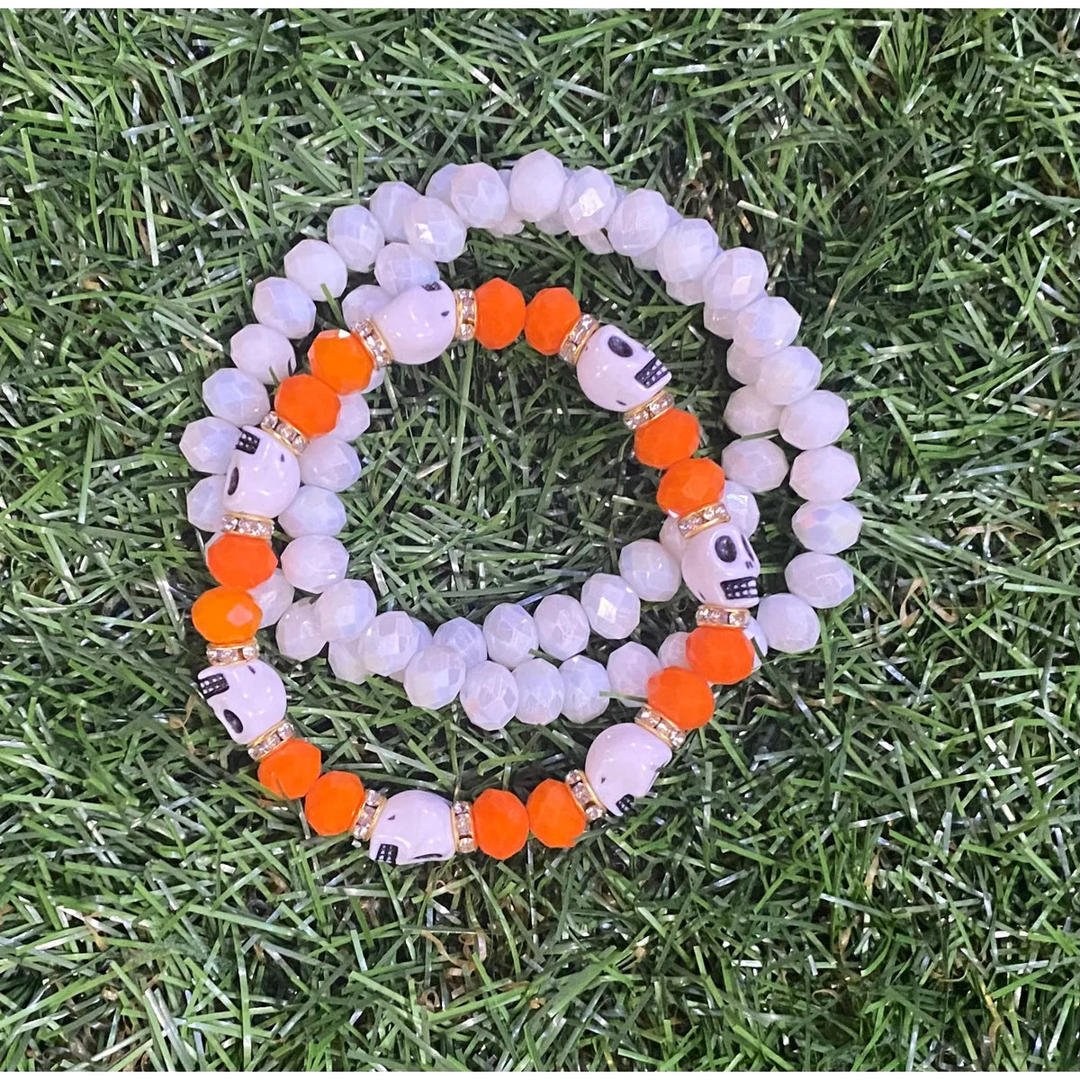 Halloween Beaded Stretchy Bracelet Set