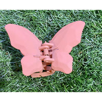 Eco-Chic Matte Butterfly Claw Clips