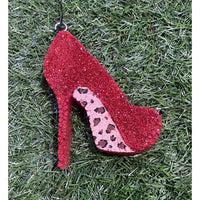 Red Glitter High Heel Freshie