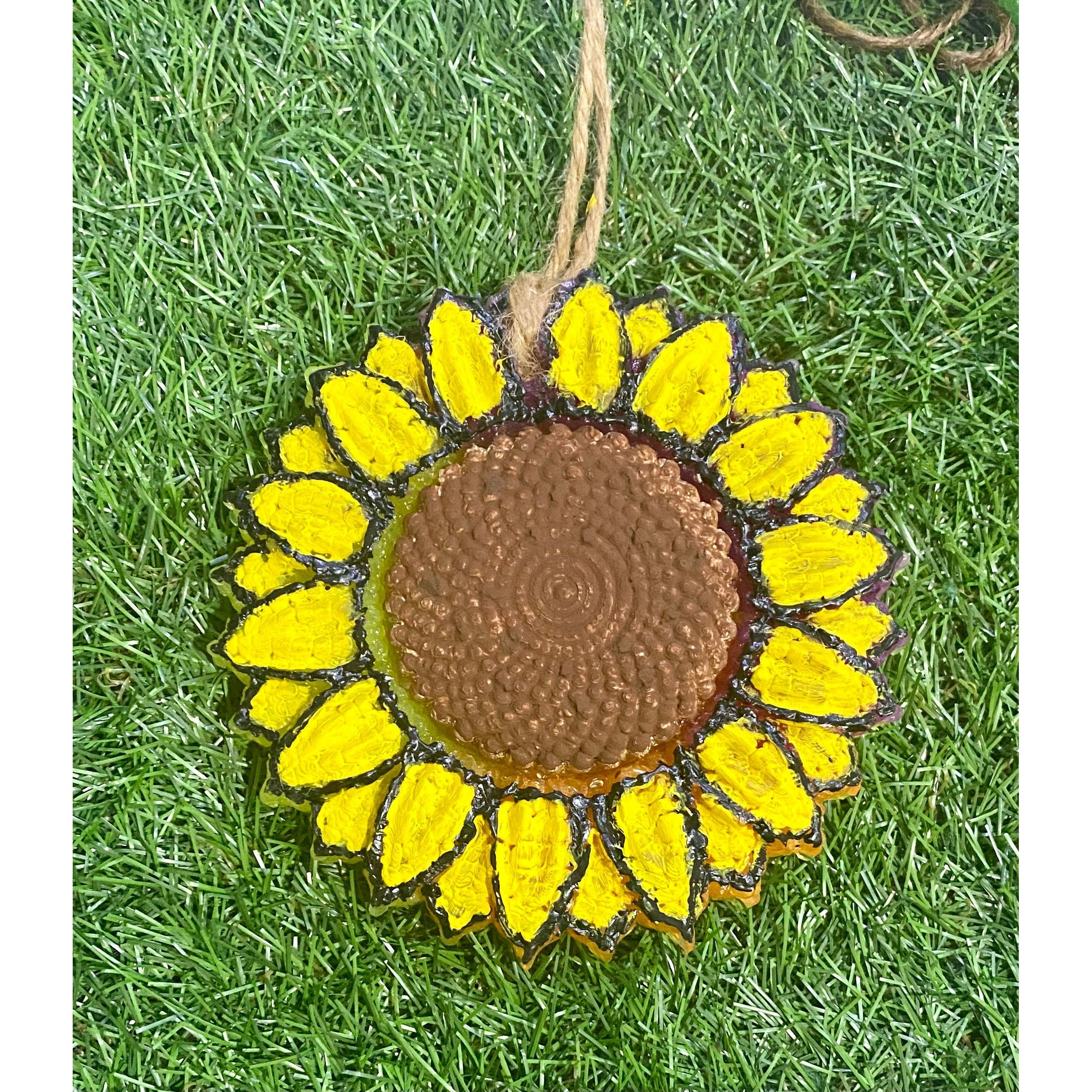 Triple Scented Extra Large Sunflower Car Air Freshener