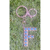 Turquoise Initial Keychain – Western Charm