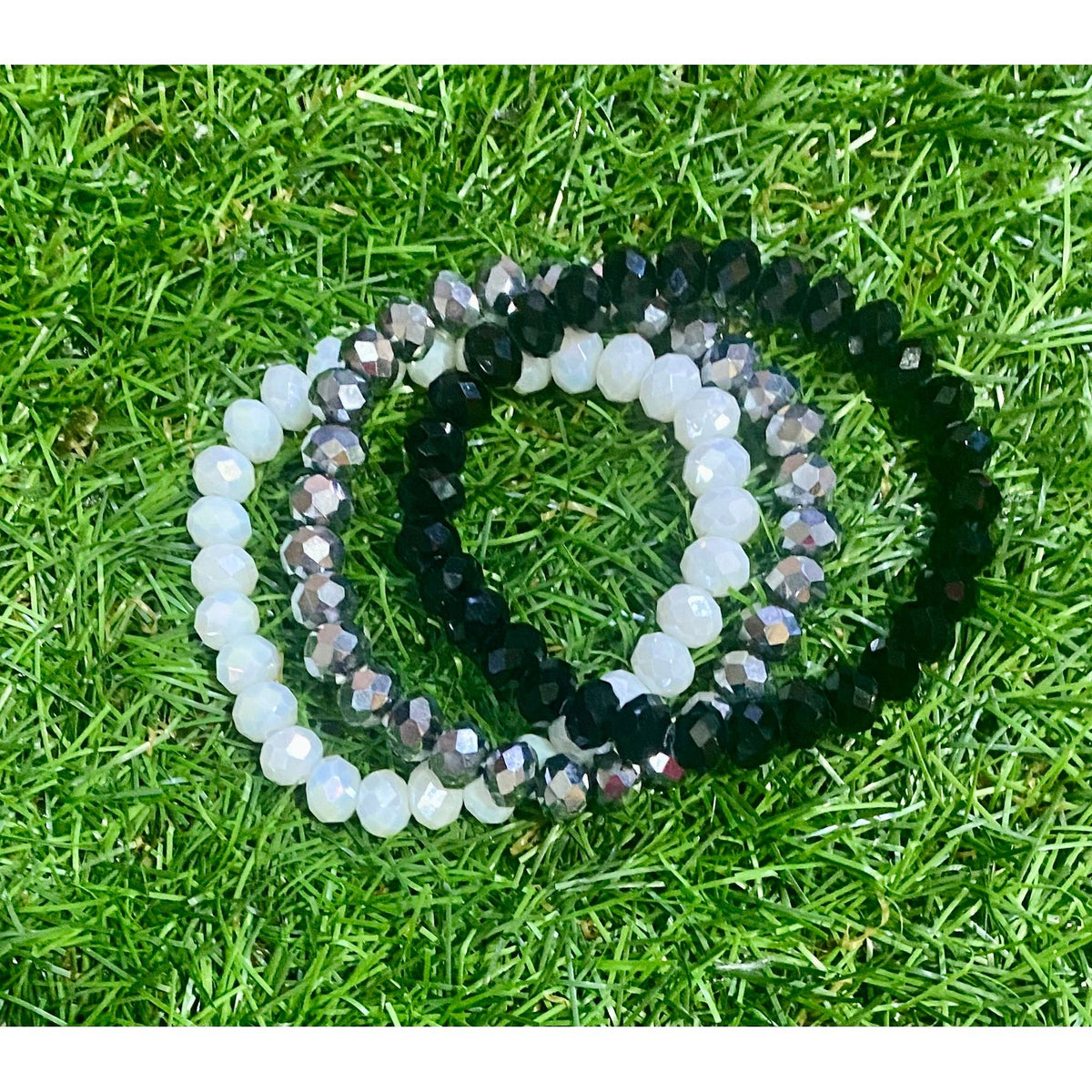 Spurs 3 Piece Stretch Bracelet Set