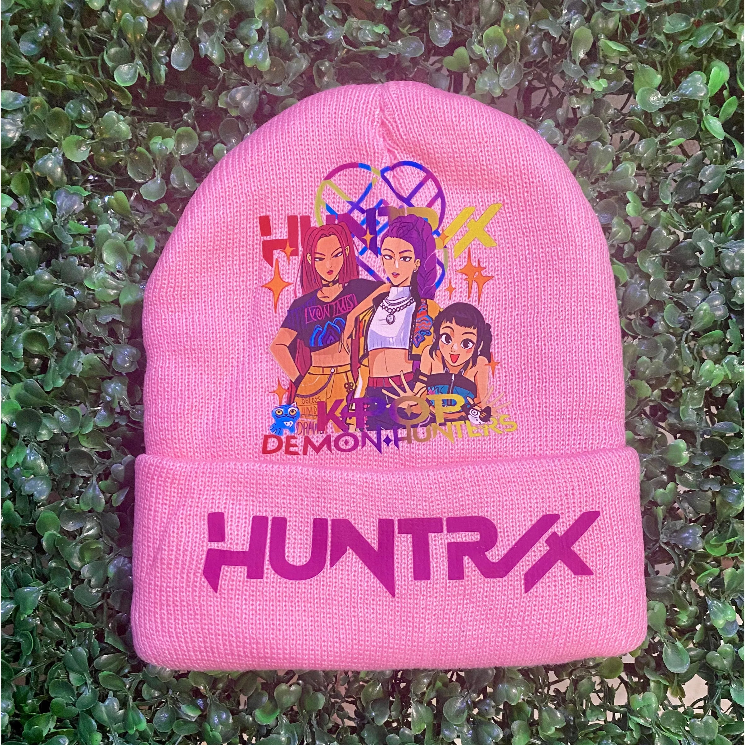 KPOP Demon Hunters Knit Beanie – Custom Huntress Fan Hat