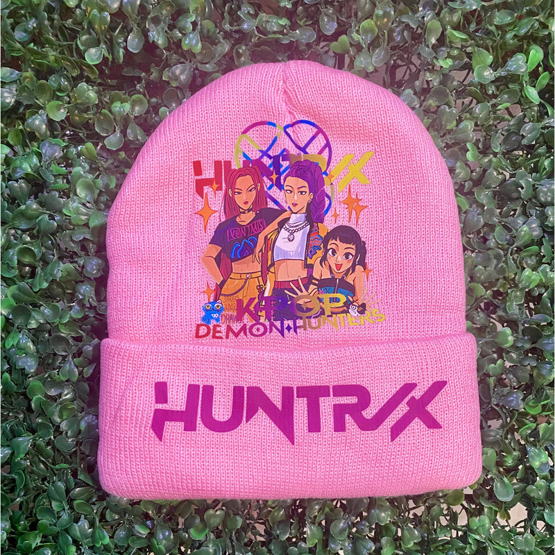 KPOP Demon Hunters Knit Beanie – Custom Huntress Fan Hat