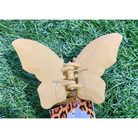 Eco-Chic Matte Butterfly Claw Clips