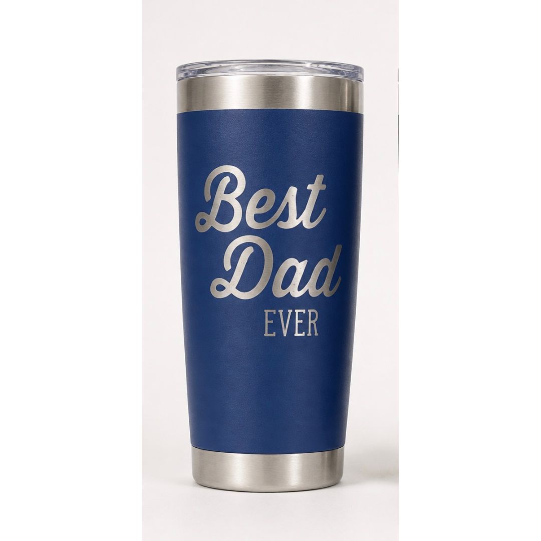 Best Dad Ever Engraved 20 oz Tumbler