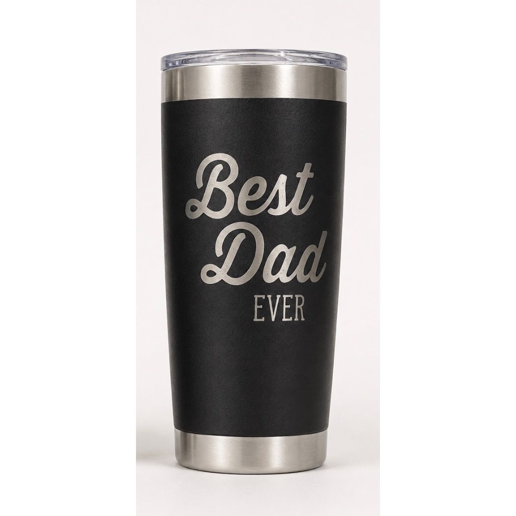 Best Dad Ever Engraved 20 oz Tumbler