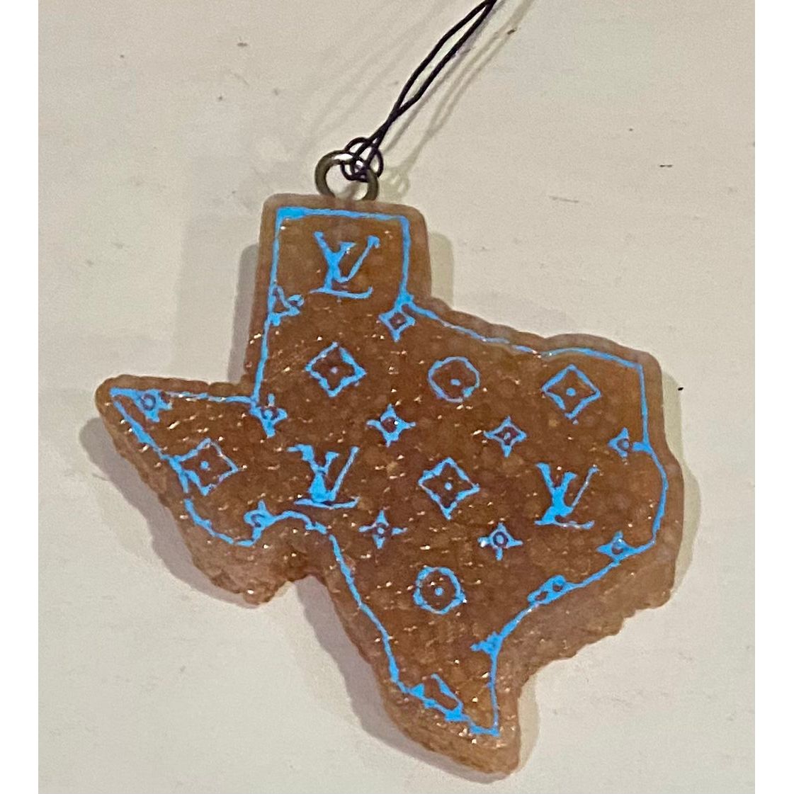 LV Inspired Texas Car Freshie