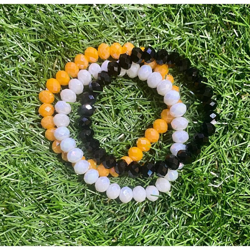 Halloween Beaded Bracelet Set – 3 Piece