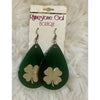 Lucky Clover Teardrop Earrings