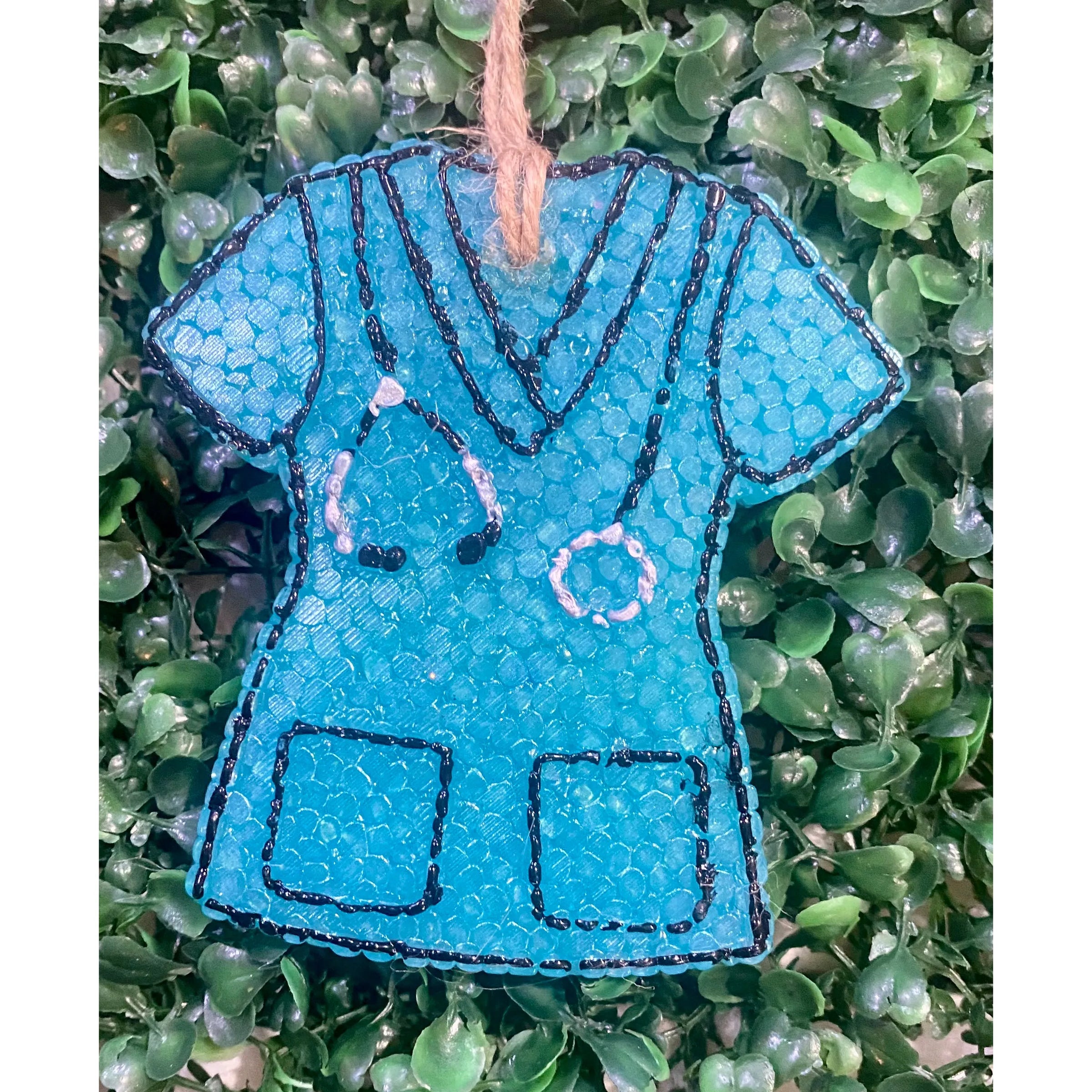 Medical Scrubs Car Freshener – Handcrafted & Scented