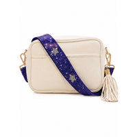 Blue Star Rhinestone Adjustable Bag Strap