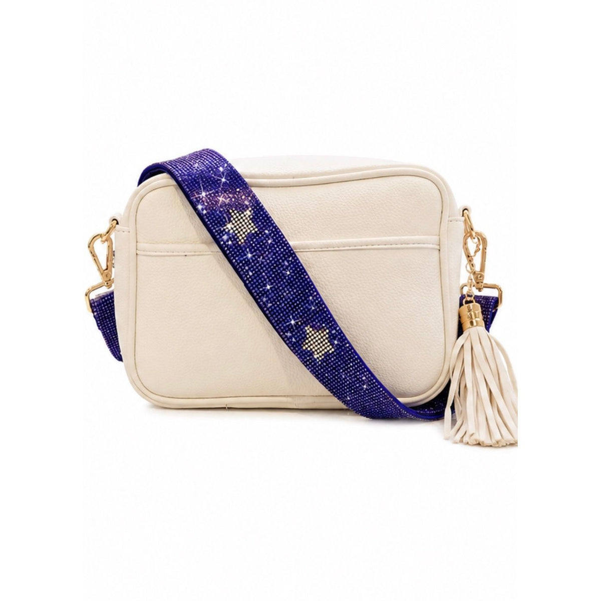 Blue Star Rhinestone Adjustable Bag Strap
