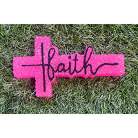 Faith Cross Car Freshener – Handcrafted Aroma Bead Freshie
