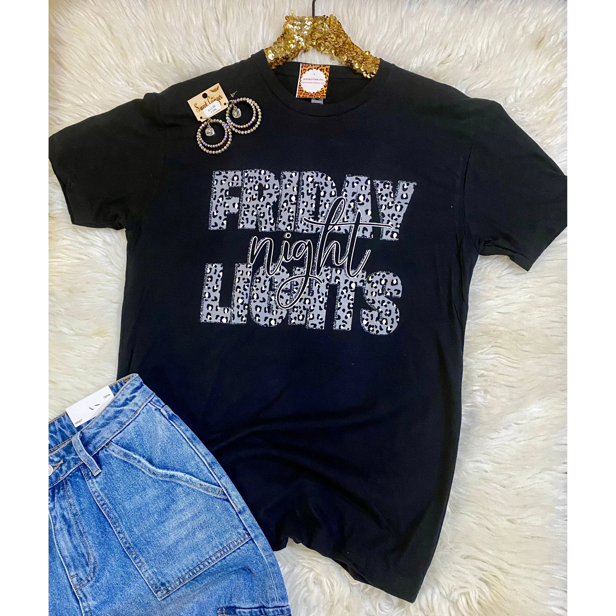 Friday Night Lights Black Tee