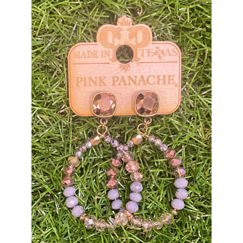 Pink Panache Gray Beaded Necklace