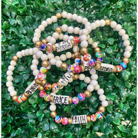 Colorful Affirmation Beaded Bracelets