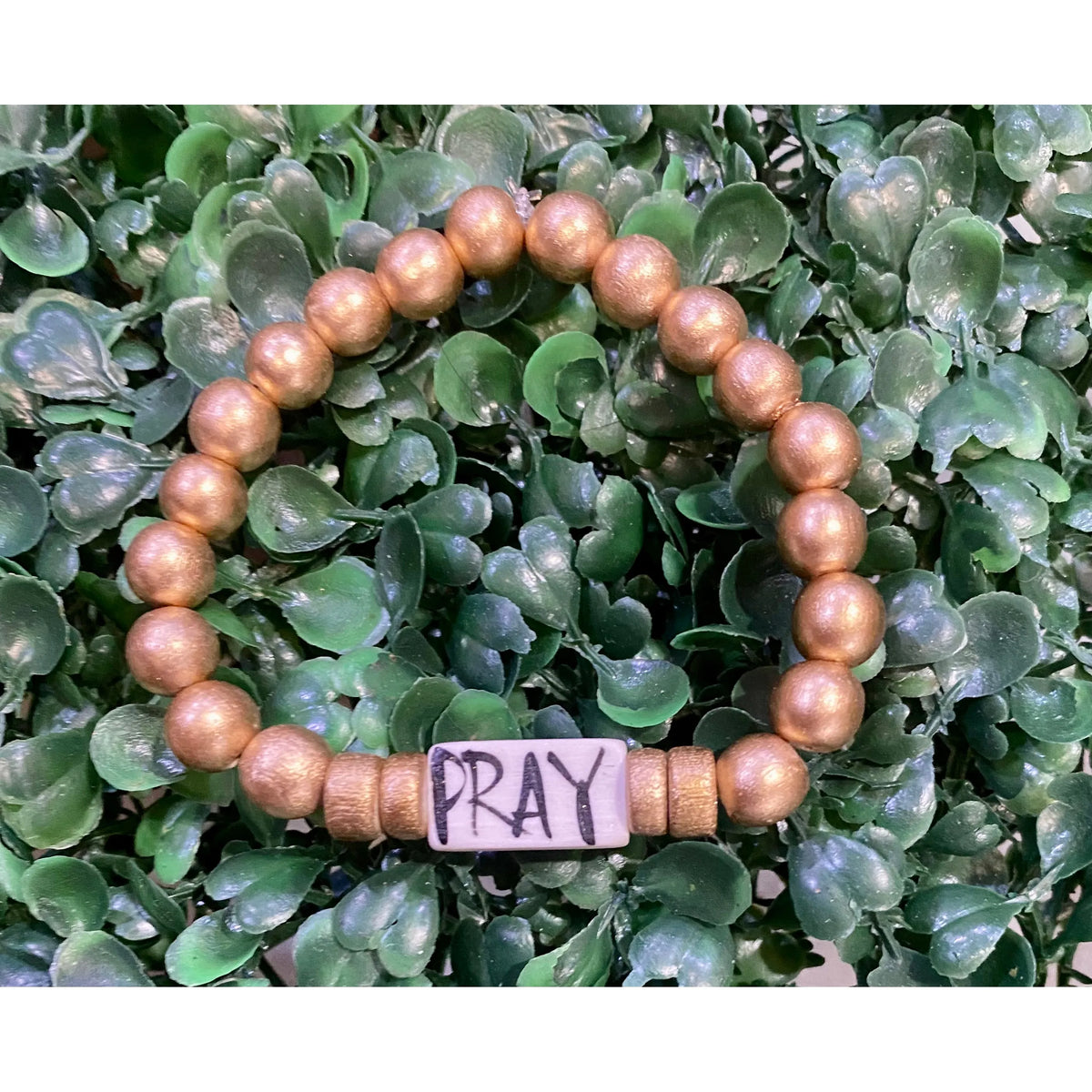 Matte Gold Affirmation Beaded Bracelets – Inspiring Words to Wear Daily