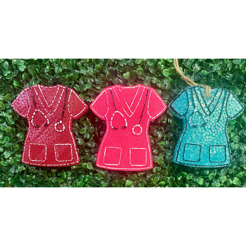 Medical Scrubs Car Freshener – Handcrafted & Scented