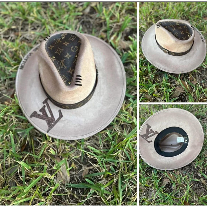 Khaki Custom Western Hat