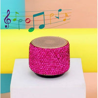 Mini Portable Bling Studded Wireless Speaker