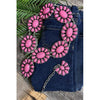 Girls Pink Concho Belt – 32"