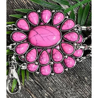 Girls Pink Concho Belt – 32"
