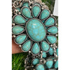 Girls Western Aqua Concho Belt – 37”