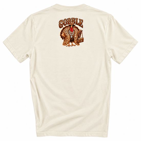 Gobble Glam Rhinestone Turkey Tee