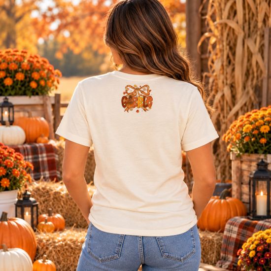 Gobble Glam Rhinestone Thanksgiving Tee