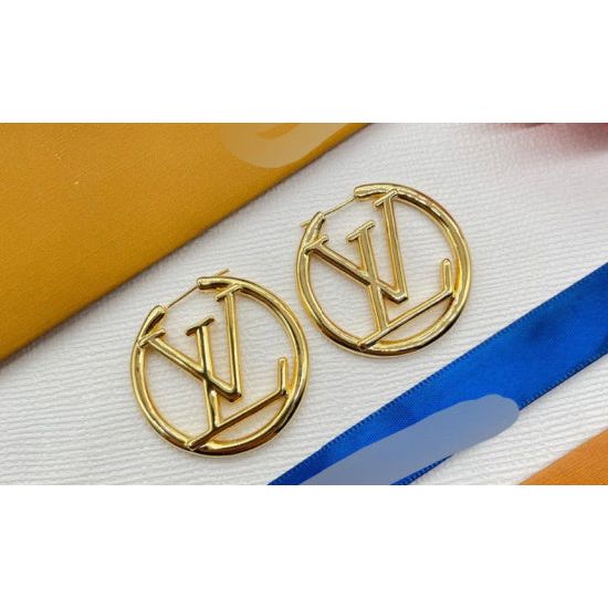 Gold Luxury Hoop Earrings – 2"