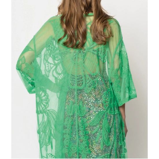 Envy Me Lace Kimono – Emerald Dream