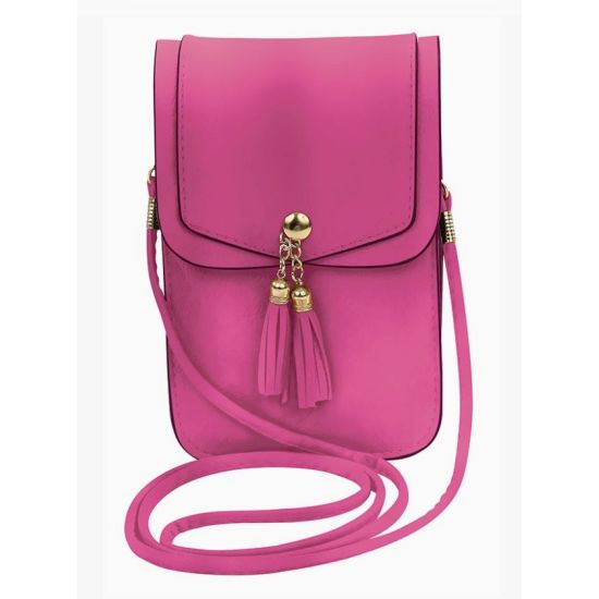 Touch Screen Tassel Crossbody Phone Bag